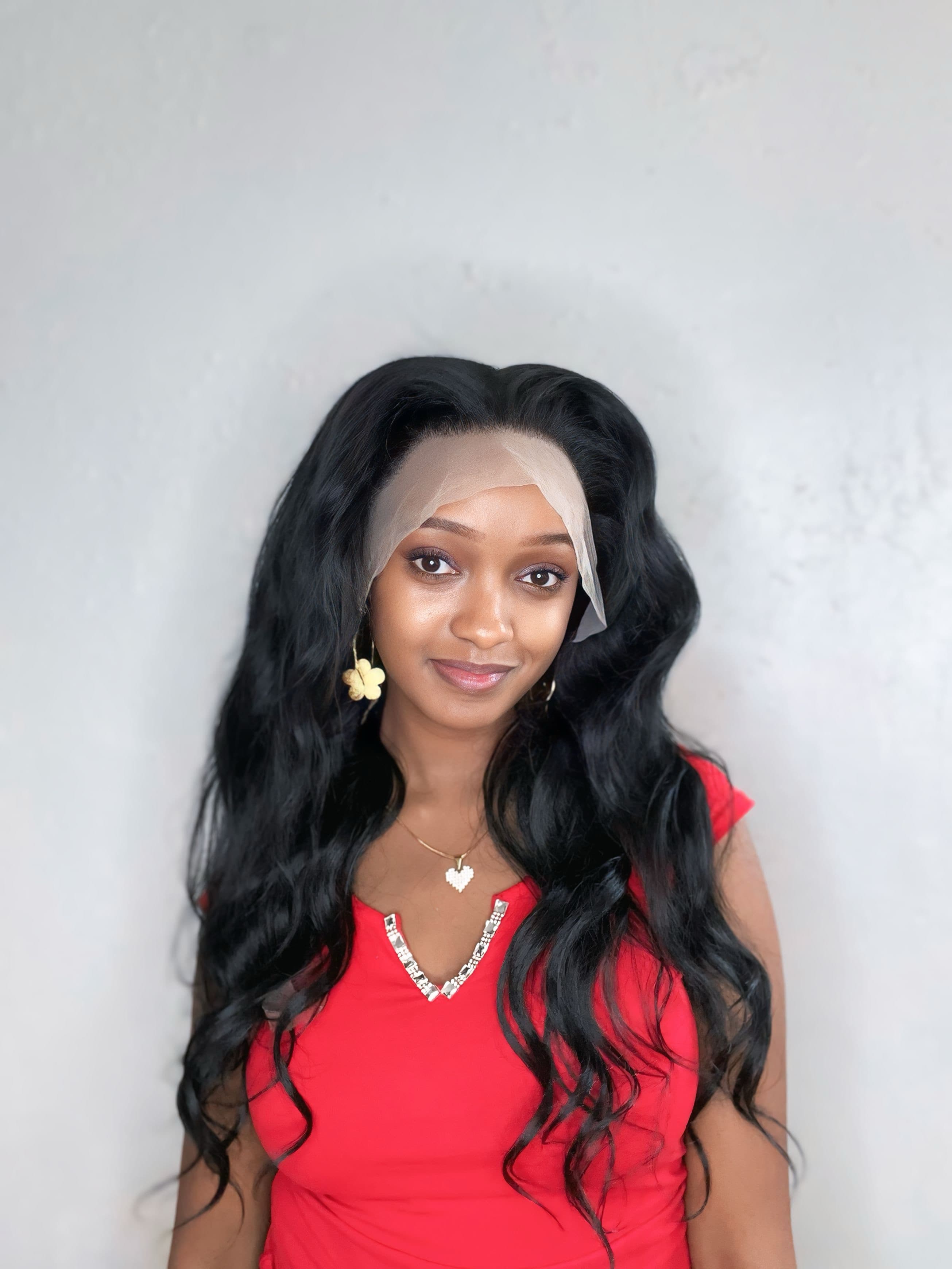 Midnight wave wig
